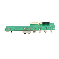Placa de servidor de ordenador de 1 a 4 puertos USB 2,0, interruptor de alimentación y reinicio LED, PCB, conector LPT, chasis de placa única