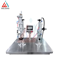 Machine de remplissage d'aérosols semi-automatique électrique contrôlée par PLC pour canettes métalliques – Remplissage haute précision de peinture, gaz et huile, usage cosmétique
