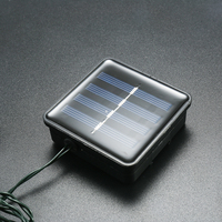 Guirlande lumineuse boules de fourrure à lumière led, haute qualité, panneau solaire, 8 modes, IP44, éclairage de vacances, décoration de noël, féerique