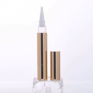 Tubes de gloss à lèvres en aluminium de 5 ml avec pinceau, tubes cosmétiques vides pour soins personnels, couleur personnalisée, logo personnalisé - Product Image 2
