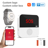 Reloj Inteligente Daytech Tuya con Botón de Llamada SOS, Localizador Portátil para Personas Mayores, Alerta de Emergencia para Cuidadores, Sistema de Alarma con Alerta Sonora