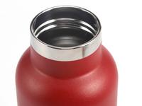 Bouteille d'eau isolée personnalisée en acier inoxydable de vente chaude cantine de sport personnalisée avec couvercle en bambou en vrac
