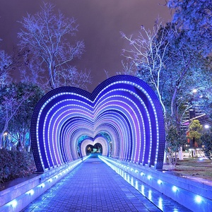 Christmas Decoration <strong>Light</strong> RGB Large Time Tunnel LED IP65 Waterproof for Parks Garden Outdoor <strong>Spaces</strong> Decorative <strong>Light</strong> - Product Image 1