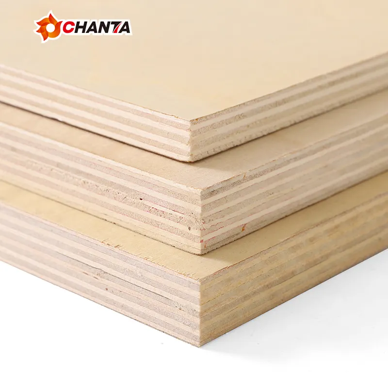 Good manufacture Factory Price Birch Waterproof weight 2mm 18mm laminated wood birch plywood sheet