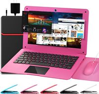 Ordinateur portable Netbook NBD 10,1 pouces pour enfants et adultes, avec Wi-Fi, processeur quadricœur, Windows, pour usage personnel et domestique