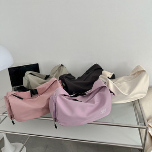 Bolsa de Gimnasio Informal de Nailon para Mujer, Bolsa de Viaje Corta para Negocios, Organizador Deportivo, Bolsa de Viaje Cruzada al Hombro de Gran Capacidad - Product Image 6