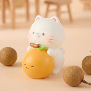 Figurines en résine Meow Health Center Blind Box, 8 pièces avec édition cachée, décoration de bureau, cadeau pour la maison et la voiture - Product Image 3