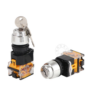 สวิตช์กุญแจสองตำแหน่งของ Cnaom Electric รุ่น La38-11Y2 ขนาด 22 มม. หน้าสัมผัสทองแดง สำหรับอุปกรณ์อุตสาหกรรม พร้อมการรับรองมาตรฐาน Ccc - Product Image 5