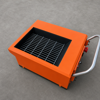 Pompe à béton portable électrique 220V, petite pompe de coulage et de scellement pour colonnes secondaires avec roues