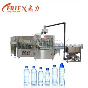 3 in 1 Portable Fully Automatic 18000BPH Water Bottle Capping Filling Machine