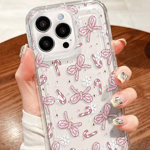 Funda con Diseño de Mariposa y Copo de Nieve para iPhone 17 Pro Max, 16 Transparente, 15 con Protección Airbag, 14 Estilo Europeo y Americano, 13 Estética - Product Image 3