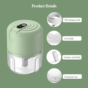 <span class=keywords><strong>2025</strong></span> ý tưởng sản phẩm mới mini 250ml điện thực phẩm Chopper Mincer USB cáp tỏi Chopper - Product Image 3