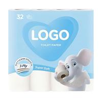 Papier toilette bio en vrac, matériaux durables, 3 plis, 5 couches, épais, pas cher, rouleaux de papier toilette, essuie-tout pour les toilettes