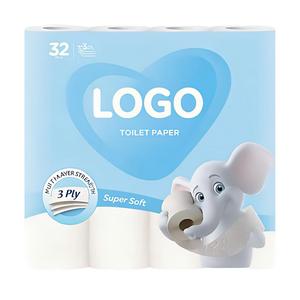 Papier <span class=keywords><strong>toilette</strong></span> <span class=keywords><strong>bio</strong></span> en vrac, matériaux durables, 3 plis, 5 couches, épais, pas cher, rouleaux de papier <span class=keywords><strong>toilette</strong></span>, essuie-tout pour les toilettes - Product Image 1