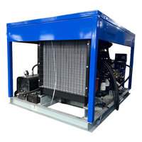 Nettoyeur haute pression nettoyage des égouts 54hp moteur Diesel jetter d'égout 250bar 70lpm télécommande jet d'égout haute pression