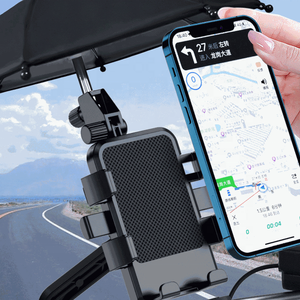 Support de téléphone portable pour <span class=keywords><strong>parapluie</strong></span>, pare-soleil, étanche, pour scooter électrique, vélo, moto - Product Image 4