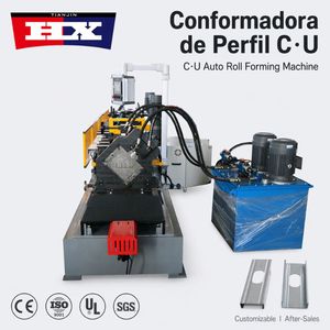 Máquina Perfiladora Industrial de <span class=keywords><strong>Perfiles</strong></span> en C de Acero, Cambio Automático, Fabricación Directa, Personalización, Servicio Postventa - Product Image 3