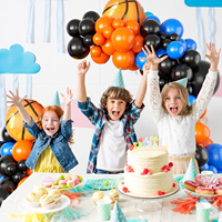 Kit d'arche de ballons de basket-ball de 18 pouces en gros, auto-gonflant, avec ballons en aluminium et en latex de haute qualité