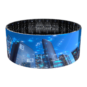 ป้ายดิจิทัลติดผนังจอแอลอีดียืดหยุ่นแบบ P3.91สำหรับโฆษณาวิดีโอติดผนัง - Product Image 4