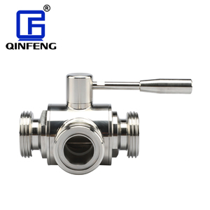 Vệ sinh 3A DIN SMS cấp thực phẩm thép không gỉ 304 316L Hướng dẫn sử dụng <span class=keywords><strong>Tri</strong></span> kẹp t Loại 3 cách vệ sinh bóng van - Product Image 4