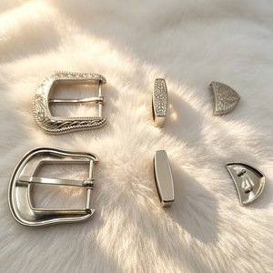Fabricante de Hebillas de Cinturón, Estilo Clásico Vintage, Juego de 3 Piezas, Tamaño Interior de 35 mm, Aleación de Zinc, Hebilla de Cinturón con Pin y Logotipo Personalizado - Product Image 5