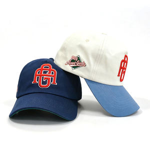 Outdoor Oem 5 Panel Promotional Custom Baseball Caps with 3D High Quality Embroidery Logo Unstructured <b>Dad</b> <b>Hat</b> - Product Image 5