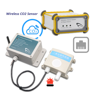เครื่องตรวจจับก๊าซหลายตัว 0 ~ 2000ppm เซ็นเซอร์ก๊าซอุตสาหกรรมตัวควบคุม Co2 การจัดการอาคารเรือนกระจก - Product Image 1