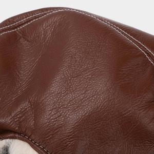 Nouveau Chapeau d'Hiver en Cuir pour Hommes et Femmes 2024, Chapeau de Trappeur en Peluche Épais et Chaud, Protection des Oreilles, Chapeaux d'Hiver Personnalisés - Product Image 5