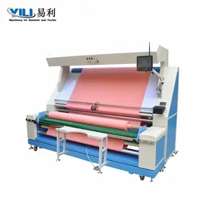 digital semi automatic fabric inspection machine with printer and report