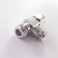 Adaptateur coaxial RF étanche IP67 à 3 voies, prise N mâle vers double prise N femelle, connecteur en forme de T