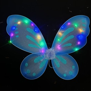 ปีกนางฟ้าผีเสื้อ LED Madeshine ขนาดใหญ่ ไฟกระพริบระยิบระยับ สีรุ้ง สำหรับงานปาร์ตี้ฮาโลวีนและคริสต์มาส - Product Image 4