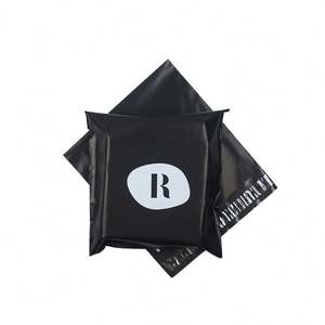 Sac d'expédition express résistant aux déchirures, taille personnalisée en usine, poly plus épais, double impression, sac d'emballage noir pour livraison - Product Image 3