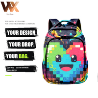Sac à dos personnalisé avec logo, bandoulière, motif mignon, pour étudiants, filles, garçons, unisexe, pour femmes, hommes, sac à dos de voyage