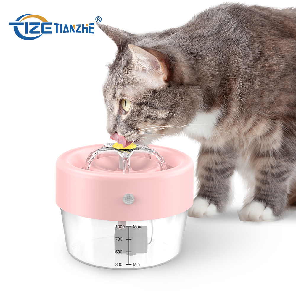 Электрическая поилка для кошек, автоматический питьевой фонтан, питьевая миска для домашних животных