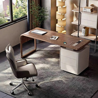 Bureaux et chaises de bureau modernes en bois massif-Bureaux d'ordinateur haut de gamme durables pour la maison et le commerce