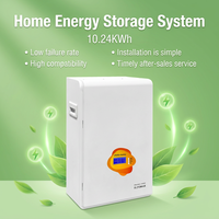 Sistema de Almacenamiento de Energía Doméstico de 5KWh, Montado en Pared, con Batería de Iones de Litio, Disponible en EE. UU. y la UE, Envío Inmediato, Servicio DDP