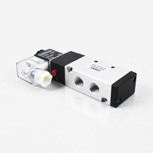 Airtac koil katup Solenoid udara pneumatik, tipe 4V310-08 5/2 cara 1/4 inci, kompatibel dengan AC220V AC110V DC12V DC24V - Product Image 6