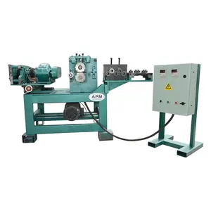 Full automatic wire corrugating steel bar bending cutting machine for crimped wire mesh