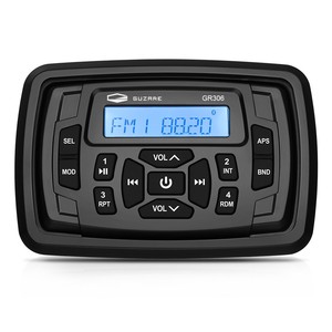Étanche pour récepteur stéréo de <span class=keywords><strong>bateau</strong></span> <span class=keywords><strong>Bluetooth</strong></span> pour <span class=keywords><strong>radio</strong></span> marine <span class=keywords><strong>Bluetooth</strong></span> avec FM AM USB/AUX-in/MP3 pour fournitures marines - Product Image 1