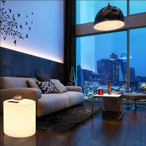 2022Smart Mobile barTable Top Vendeur <span class=keywords><strong>Location</strong></span> Événement Meubles En Croissance Blanc En Plastique Lumineux Solaire LED Compteur <span class=keywords><strong>De</strong></span> Lumière pour bar - Product Image 3