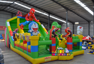 Parque infantil inflable para niños con bomba de aire, Tobogán seco inflable, tobogán de parque acuático inflable grande para adultos para fiesta - Product Image 5