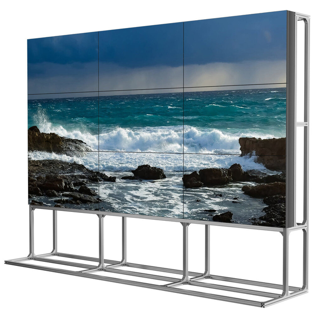 46 Inch 0.88mm Bezel Indoor LCD Video Wall Screen 2x2 3x3 Mount Bracket for Shopping Malls Conferences Airports Subways