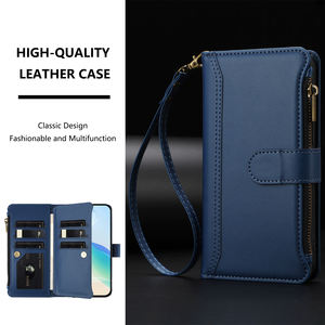 เคสโทรศัพท์หนังมีกระเป๋าเงินแบบฝาพับมีซิปสำหรับ <span class=keywords><strong>Samsung</strong></span> <span class=keywords><strong>Galaxy</strong></span> <span class=keywords><strong>xcover</strong></span> 4S <span class=keywords><strong>5</strong></span> 6 7 Pro A17 A26 A07 M56 M06 F06มีช่องใส่บัตร<span class=keywords><strong>5g</strong></span> - Product Image 2