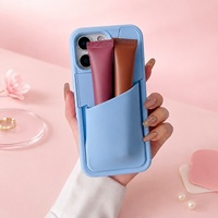 Casing HP Lip Gloss Minimalis Silikon Anti Benturan untuk iPhone