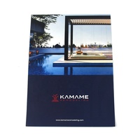 Flyer en papier imprimé avec logo personnalisé, papier artistique, impression couleur, brochure, impression recto verso, impression à la demande, vente directe d'usine