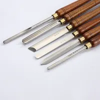 Set di scalpelli per tornio per utensili per tornitura del legno Set di 6 pezzi scalpello per curvatura del legno per la lavorazione del legno