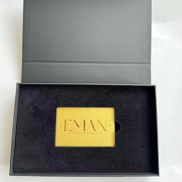 UV Velvet Luxury Vip Credit Cards Paper Gift Card Boxes Packages