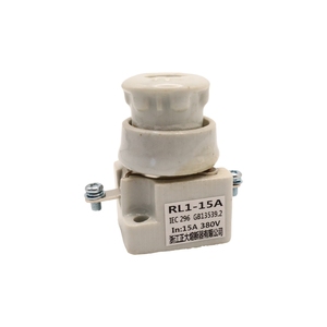 RL1-15 Spiral ceramic fuse base Fuse holder Fuse base 1-15A