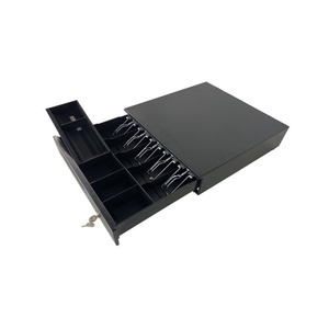 Sistema POS Marca WUXIN, Cajón de Efectivo Automático de Plástico ABS, 5 Compartimentos para Billetes y 5 para Monedas, Clip para <span class=keywords><strong>Caja</strong></span> <span class=keywords><strong>Registradora</strong></span>, Supermercado, Comercio Minorista - Product Image 6