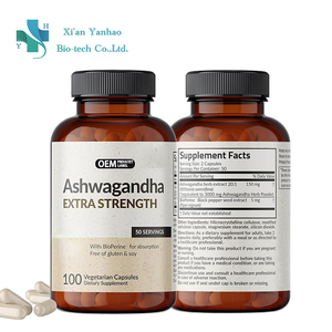 Cápsulas de <span class=keywords><strong>Ashwagandha</strong></span> Pura com Marca Privada OEM para Suporte ao Estresse e ao Humor - Product Image 2